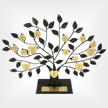 Engraved Family Tree Stand